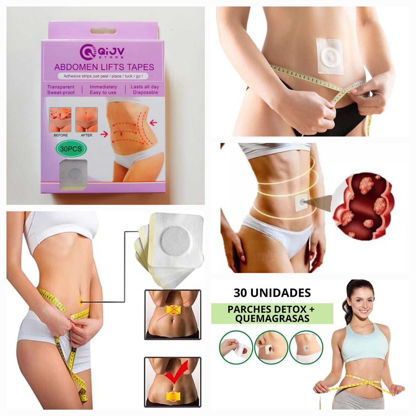 PARCHE ADELGAZANTE  ( caja de 30 parches )