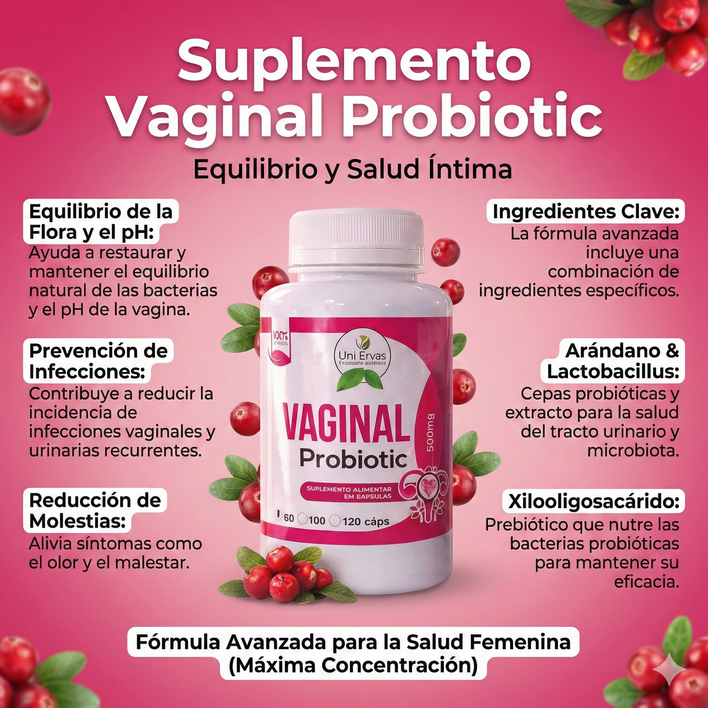 Uniervas™ Probiotico Vaginal