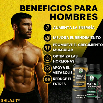 Combo Shilajit y Maca Peruano