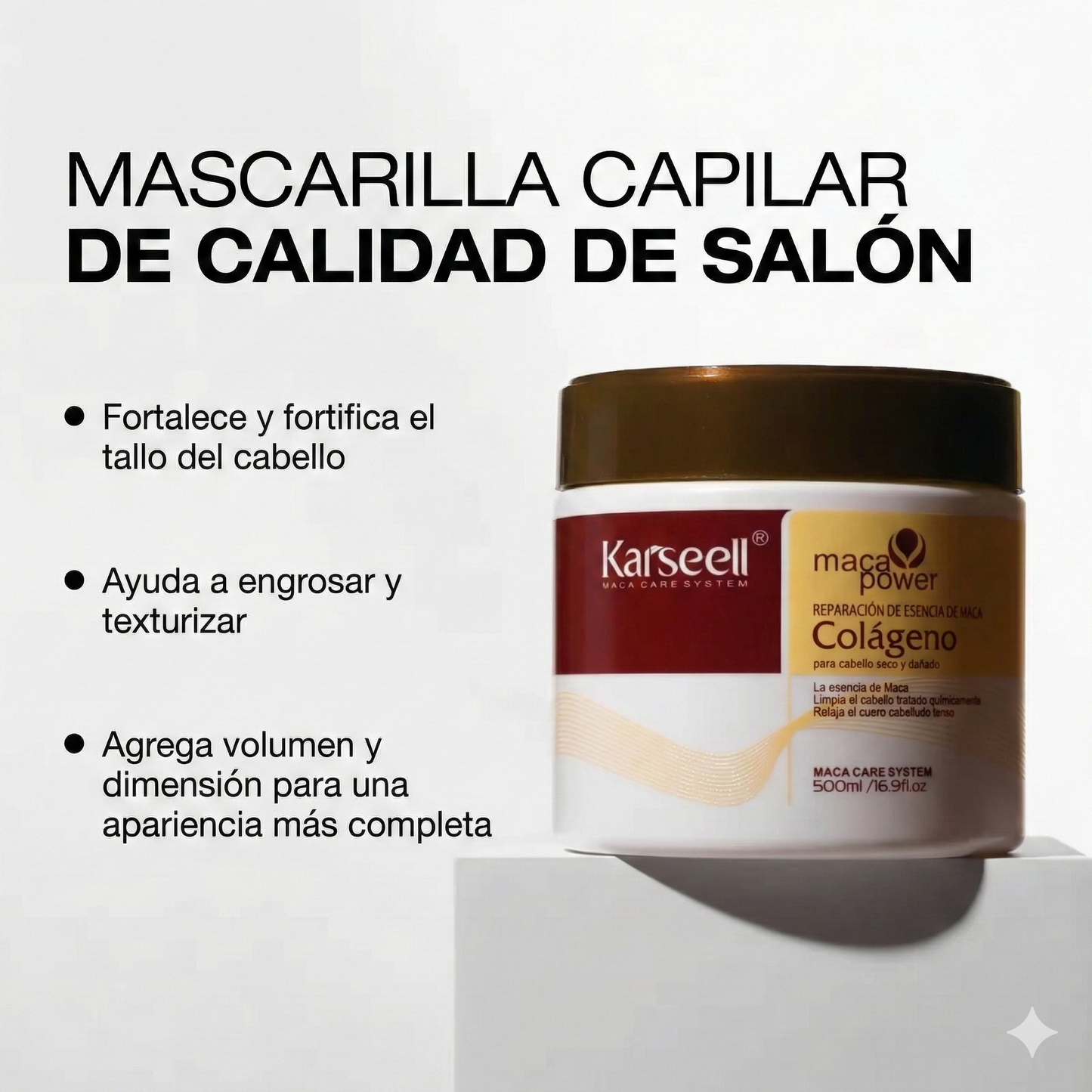 🌿🌟 ¡2 Mascarilla Capilar Karsell por el precio 1 !