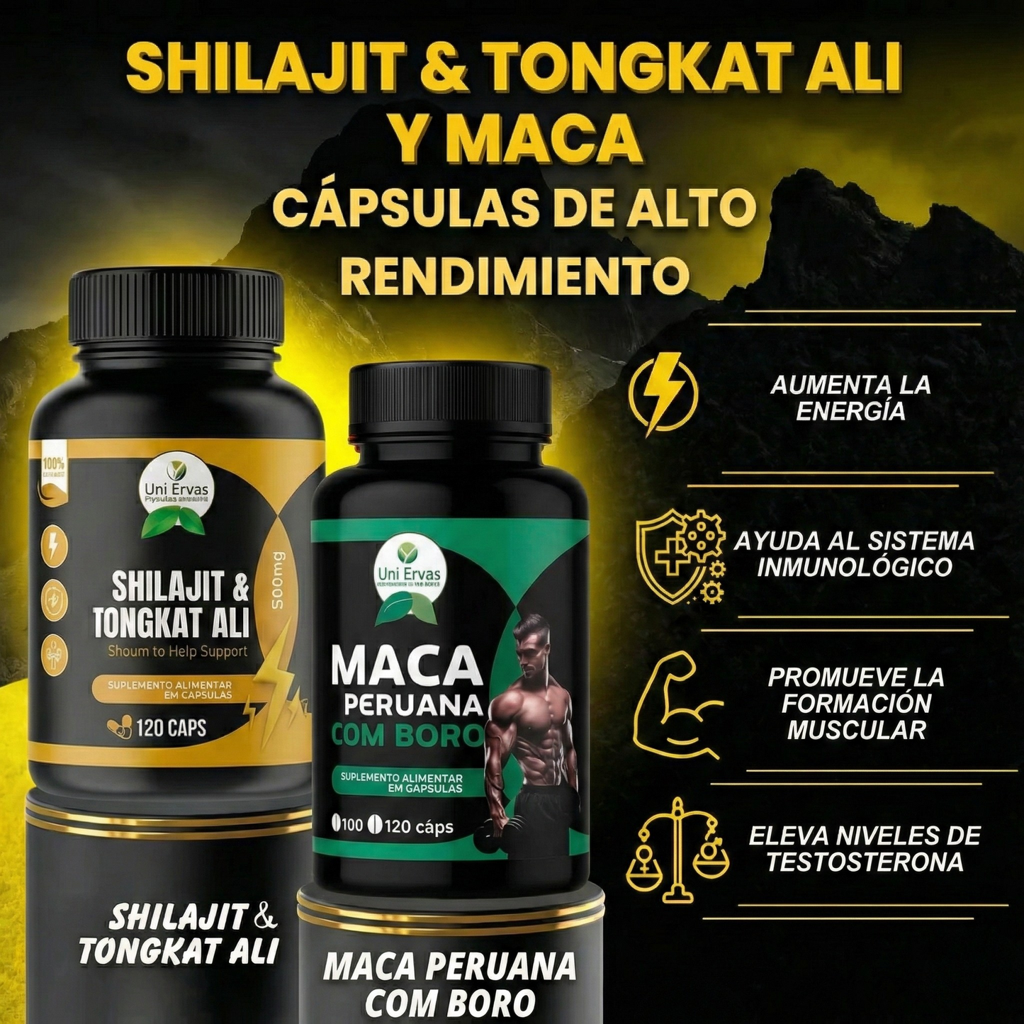 Combo Shilajit y Maca Peruano