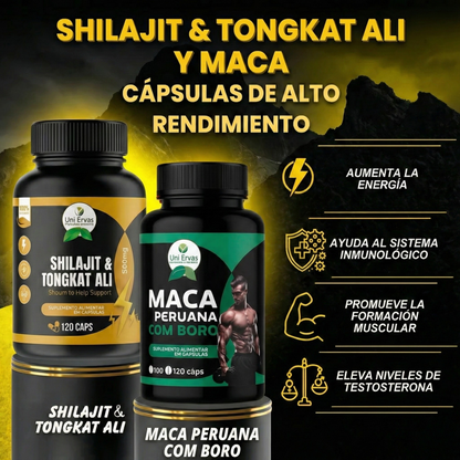 Combo Shilajit y Maca Peruano