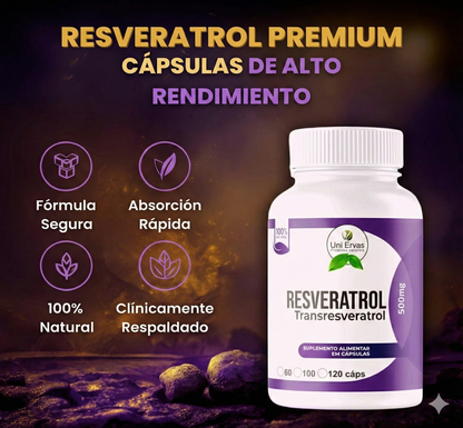 Uniervas™ Complejo de Resveratrol 500mg