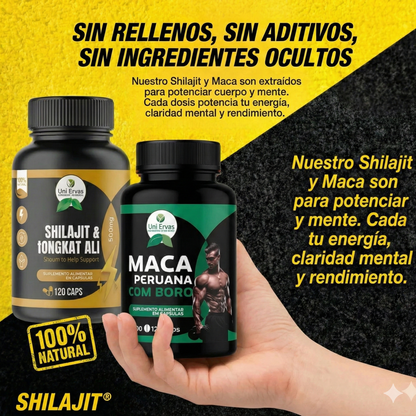 Combo Shilajit y Maca Peruano