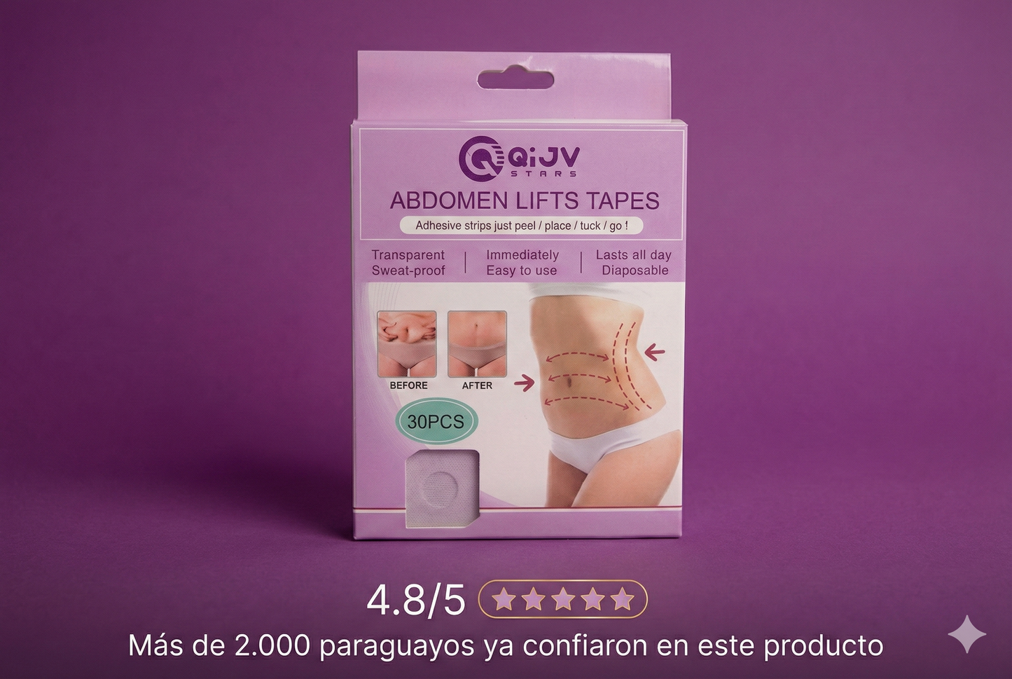 PARCHE ADELGAZANTE  ( caja de 30 parches )